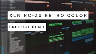 XLN RC20 Retro Color Plugin for Tape Saturation Product Demo [upl. by Brunell]