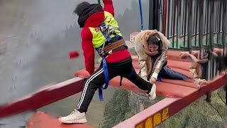 【Bungee Jumping Park】It’s on air Click on the homepage to watch more exciting content [upl. by Koss]