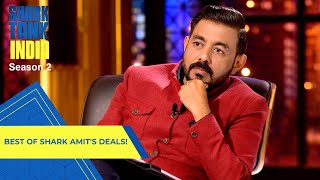 Top 3 Deals Closed By Shark Amit  Shark Tank India S02  Compilation [upl. by Nylrem]