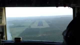 Landing on the Chatham Islands in an Air Chathams CV580 [upl. by Aicatsal]