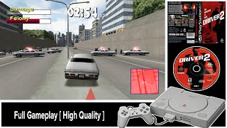 Driver 2 Ps1 Full Gameplay  High Quality [upl. by Brookes]