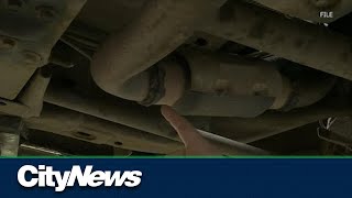 Catalytic converter thefts rising again [upl. by Seuqramed948]