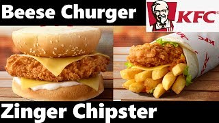 KFC Secret Menu  Beese Churger amp Zinger Chipster [upl. by Philippa43]