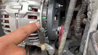 How to test Alternator with amp without Multimeter Peterbilt Paccar Semi truck [upl. by Wayne]