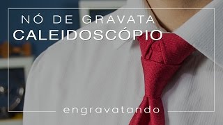 Tutorial de Gravata  Nó Caleidoscópio [upl. by Romine]