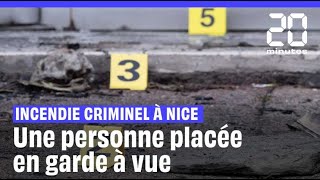 Incendie à Nice  Une personne placée en garde à vue dans le cadre de l’enquête shorts [upl. by Elleuqram]