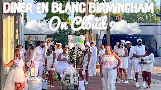 Diner En Blanc Birmingham 2023  On Cloud 9 [upl. by Anaibib]