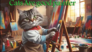 CATS ARE GOOD PAINTER [upl. by Peirce]