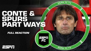 FULL REACTION Antonio Conte OFFICIALLY out at Tottenham  ESPN FC [upl. by Assiroc277]