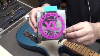 How To Setup a Fender Telecaster String Action Neck Relief Intonation amp Pickup height adjustments [upl. by Llenil]