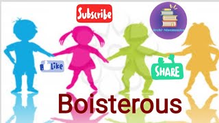 Teachers Should Know How To Handle Boisterous Studentsmnemonics07 exam schoolvocabulary [upl. by Eibbil]