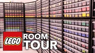 LEGO Room Tour Ep1  Kevin Hinkle [upl. by Yneffit201]