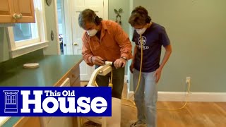 How to Strip a Hardwood Floor  This Old House [upl. by Notsgnal]