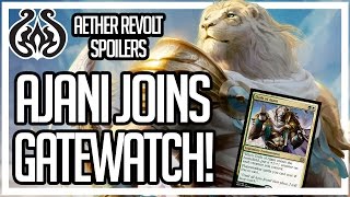 AER Spoilers Oath of Ajani  New Gatewatch Planeswalker [upl. by Doniv]