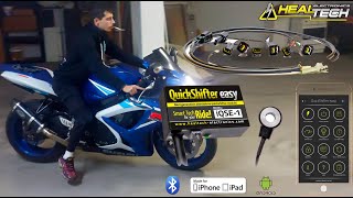 Τοποθέτηση HealTech QuickShifter σε GSXR 750  Installing a HealTech QuickShifter on a GSXR 750 [upl. by Alimat678]