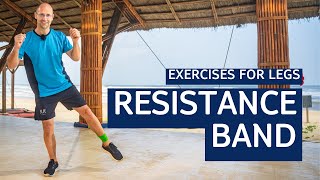 Resistance Band Leg Exercises Tone and Strengthen Your Lower Body [upl. by Nilyad]