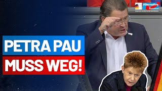 Petra Pau muss weg  Stephan Brandner  AfDFraktion im Bundestag [upl. by Ljoka]