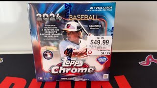 2024 Topps Chrome Update Mega Box Chasing Paul Skenes and More [upl. by Lonier]