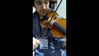 Brian Arrowood plays a fiddle tune at NAMM 2013 [upl. by Canty]