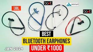 Top 5 Best Neckband Under ₹1000 in 2024 ⚡ Latest Bluetooth Earphones under 1000 ⚡ [upl. by Anattar]