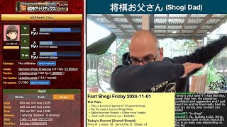 Stream 249 Fast Shogi Friday 20241101 [upl. by Soma367]