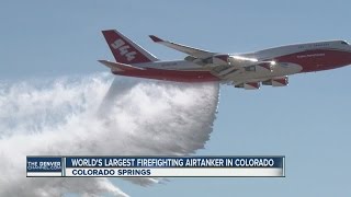 Worlds largest firefighting air tanker is making Colorado home [upl. by Ahsitaf940]