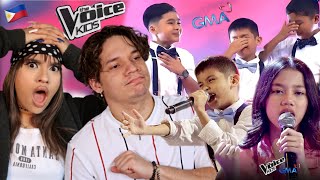 These Filipino KIDS are INSANE SINGERS Latinos react to The voice KIDS Philippines BATTLE ROUNDS [upl. by Swan]