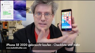 iPhone SE 2020 gebraucht gekauft  Checkliste und mehr [upl. by Roxana]