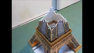 La Tour Eiffel  Stopmotion Puzzle 3D [upl. by Thilde]