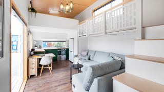 THE MOST BEAUTIFUL POHUTUKAWA SINGLE BRIDGE TINY HOUSE BY TINY HOUSE BUILDERS [upl. by Ranice]