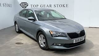 SKODA SUPERB 20 TDI S EURO 6 DIESEL MANUAL EX MOD FOR SALE [upl. by Telfer367]