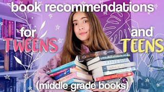 Book Recommendations for TWEENS and TEENS  middle grade books [upl. by Lenhard]