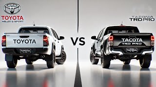 2025 Toyota Hilux GR Sport vs Tacoma TRD Pro Which OffRoad Beast Reigns Supreme [upl. by Leilani252]