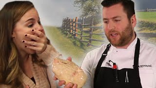 People Try Foie Gras For The First Time [upl. by Eiralc]