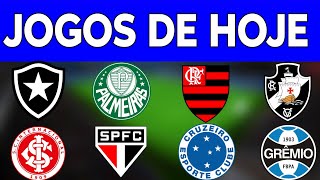 JOGOS DE HOJE  BRASILEIRÃO 2024  JOGOS CAMPEONATO BRASILEIRO 04122024 [upl. by Otanutrof]