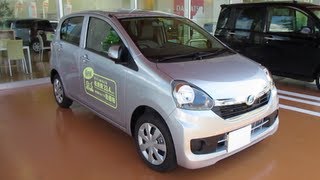 2013 New DAIHATSU Mira es（Smart Assist）  Exterior amp Interior [upl. by Ytisahc]