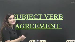 Subject Verb Agreement✅  English Grammar  English Language CUET 2024 [upl. by Theobald]