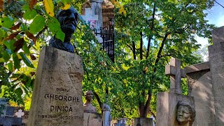 Cimitirul Bellu muzeul funerar în aer liber din București 🇷🇴✝️🖋️📔⚰️ [upl. by Neibart]