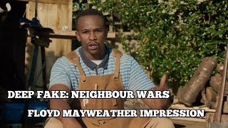 ITVXs DEEP FAKE NEIGHBOUR WARS Travis Jay becomes Floyd floydmayweather matthewmcconaughey [upl. by Farkas]