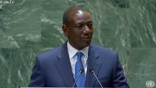 LIVE  William Ruto president of the Republic of Kenya SPEECH IN UN  Wahjoc [upl. by Graf]