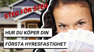 Hur du köper din FÖRSTA hyresfastighet  STEG för STEG [upl. by Ecidnarb]