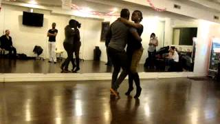 How to Dance Kizomba  Red Mambo Lesson 1  Saida da Mulher  dois cantos  De Lado [upl. by Hanala478]