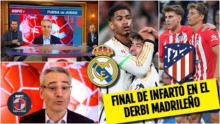 ¡DRAMÁTICO ATLÉTICO MADRID empató a última hora vs REAL MADRID con gol de LLORENTE  Fuera de Juego [upl. by Klement]