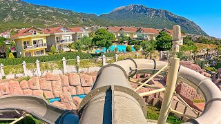 Kids Water Slide at Orka World Theme Park Fethiye Muğla 💦 [upl. by Daly938]