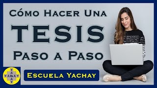 🥇 Cómo hacer una TESIS PASO A PASO 🥇 Webinar Tutorial Video Curso OnLine 1 [upl. by Eseekram599]