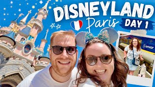 DISNEYLAND PARIS 2024 🏰 DAY 1 • Disneyland Hotel 1st Impressions amp NEW Drone Show ✨ Summer Vlog 🇫🇷 [upl. by Avla]