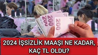 2024 İŞSİZLİK MAAŞI NE KADAR KAÇ TL OLACAK [upl. by Tennes786]