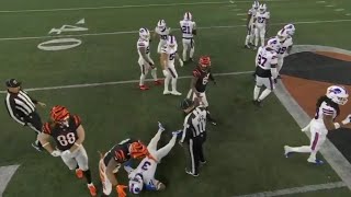 Damar Hamlin goes into CARDIAC ARREST full sequence [upl. by Drwde235]