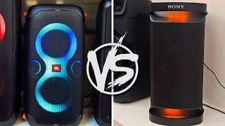 Jbl Partybox 110 vs Sony SRS XP500 [upl. by Adnyleb]