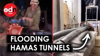 Israel is Flooding Hamas Tunnels with Seawater [upl. by Ecinerev]